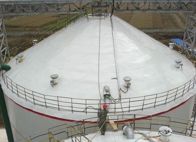 heat-preserving silo